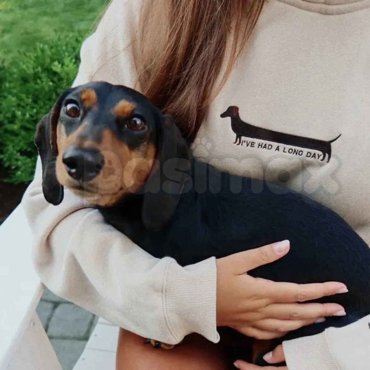 "I've Had A Long Day" Embroidered Unisex Hoodie – Premium Heavy Blend Cozy Loungewear