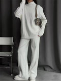 Autumn Winter Knitted Women's Tracksuit Set