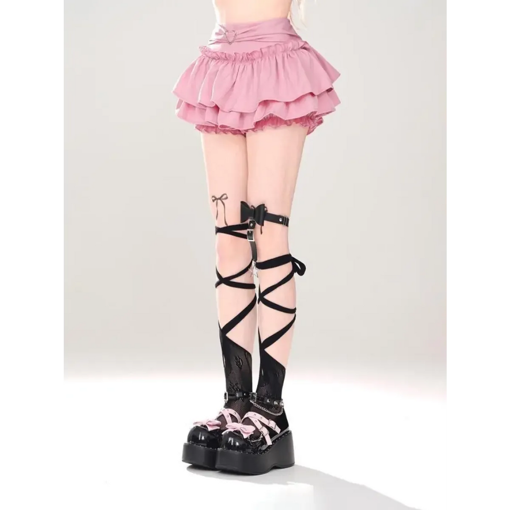 Fairy Kei Ruffle Mini Skirt